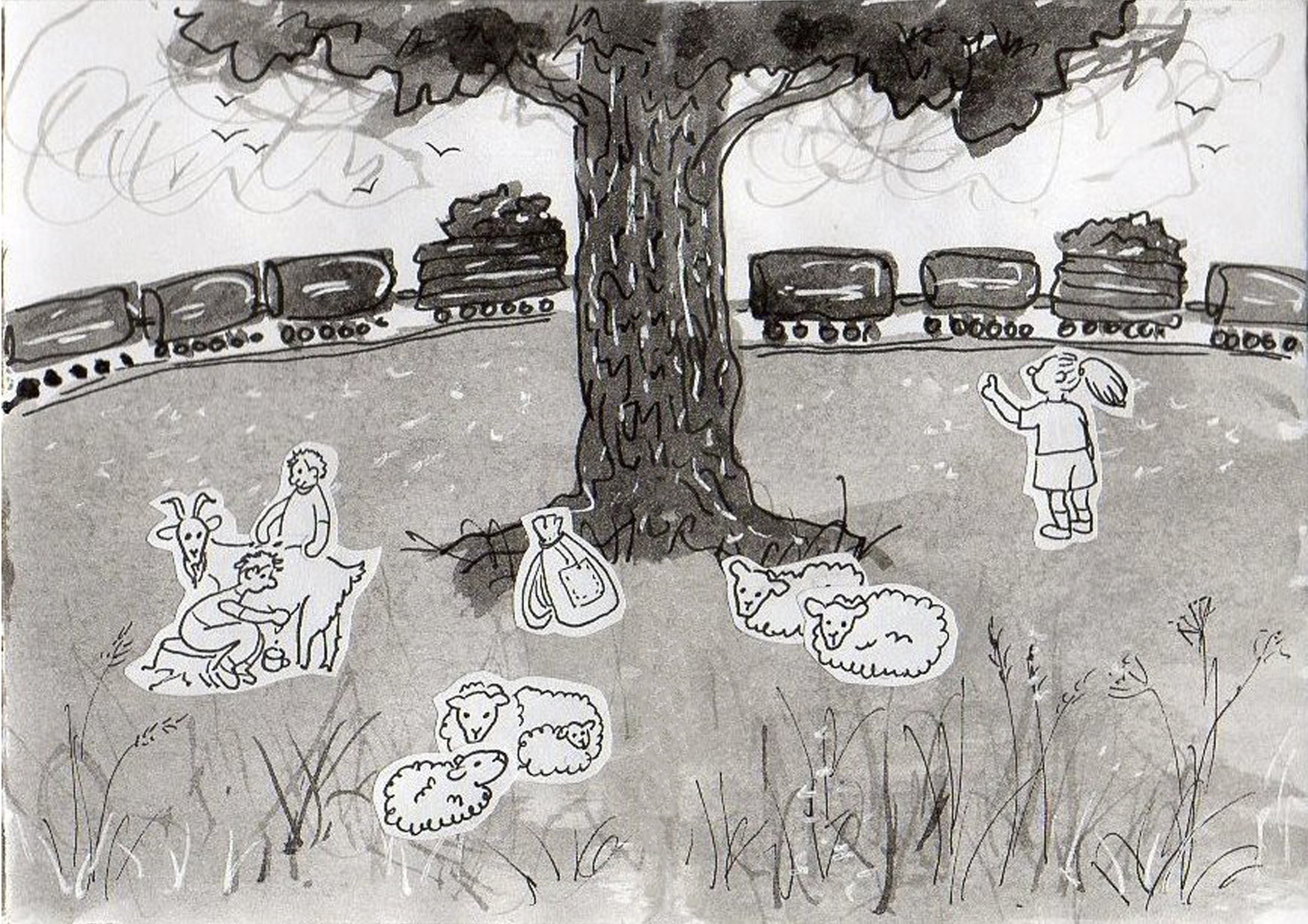 Книжка-картинка "Лето в деревне"