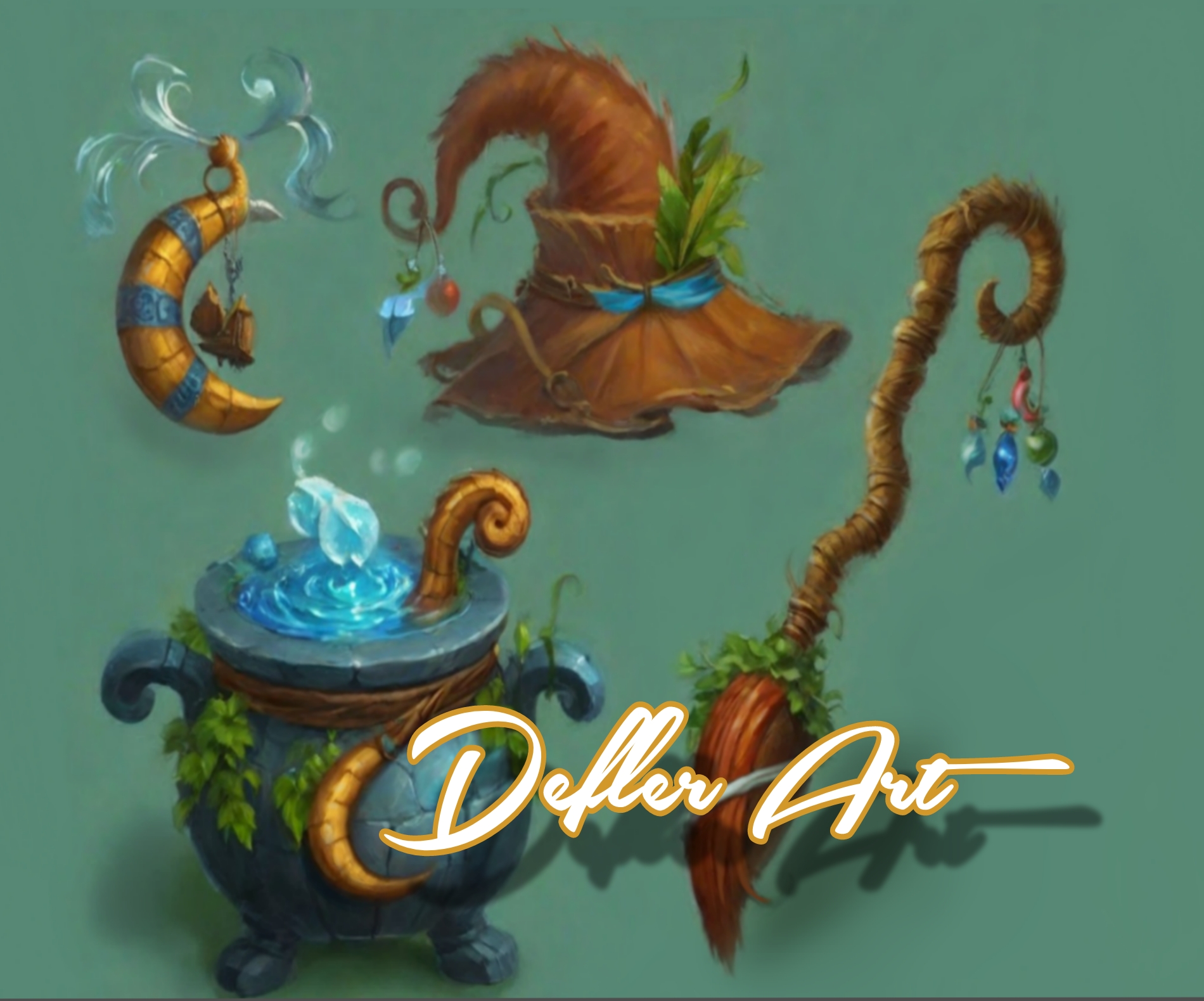 Illustration for game