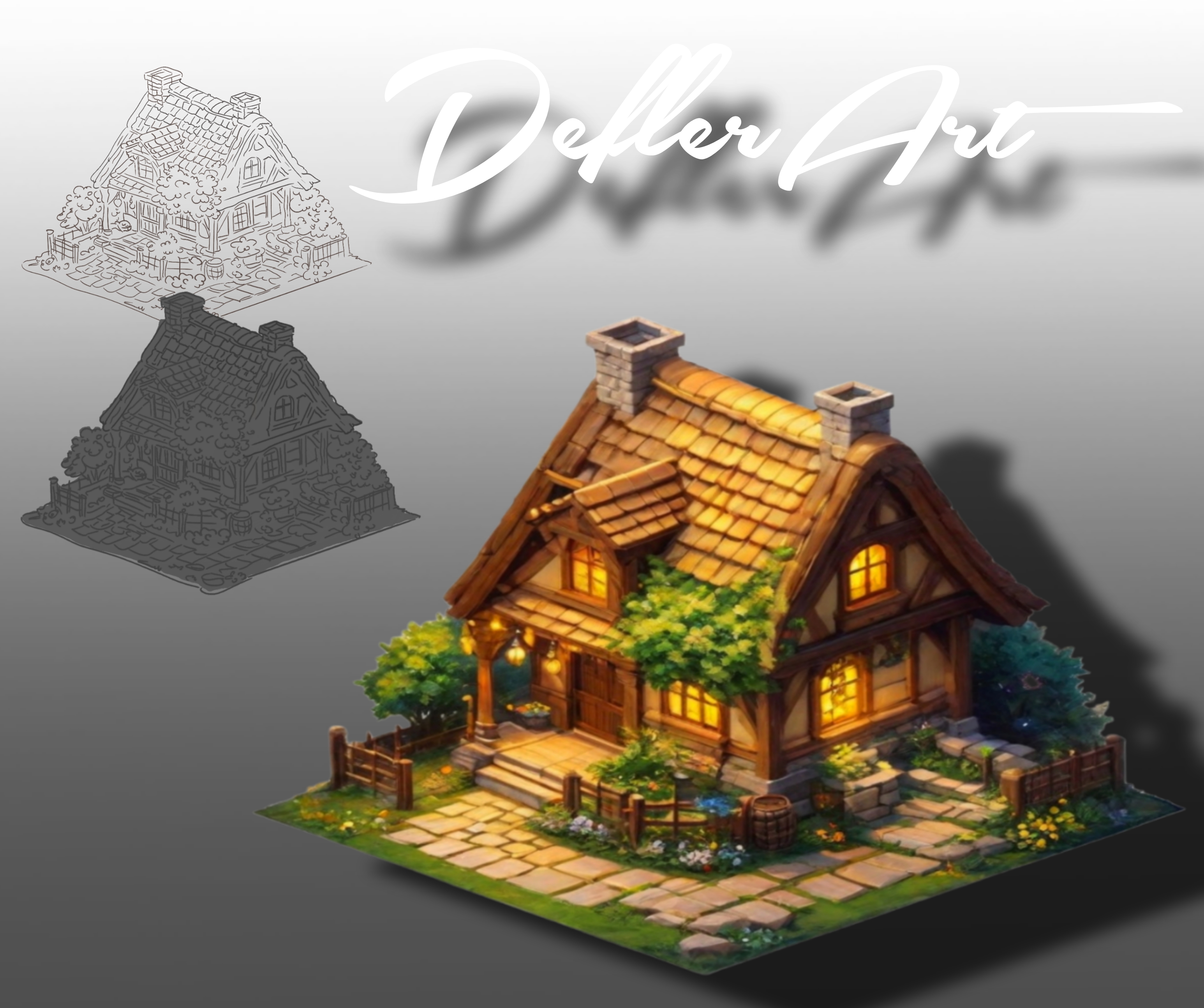 Illustration for game