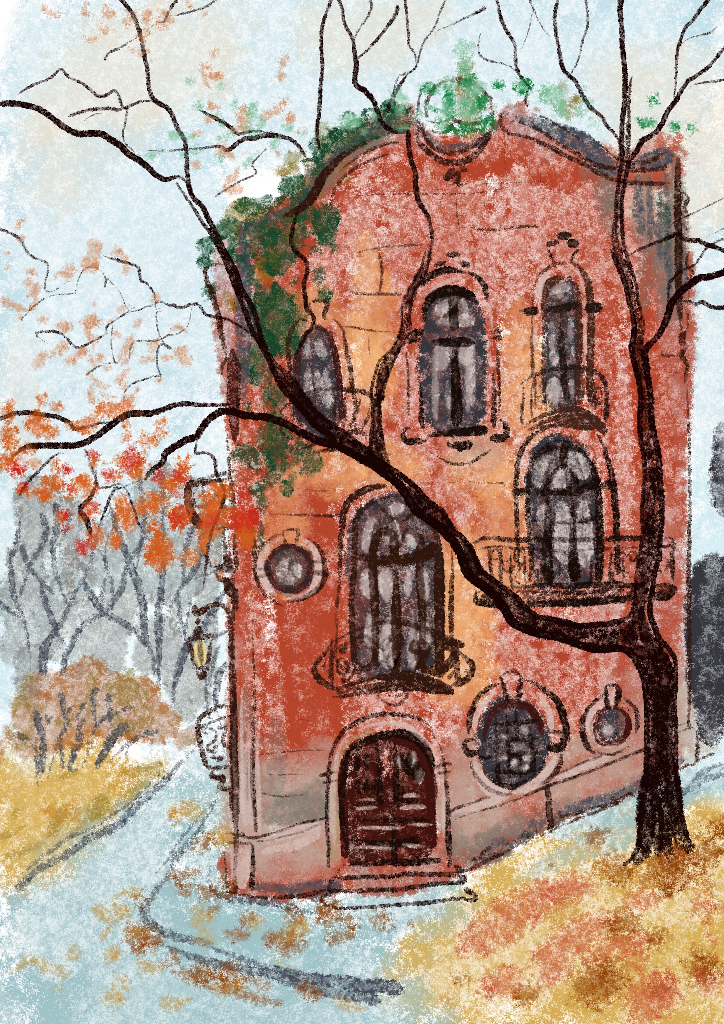 Скетчи по референсам в диджитал