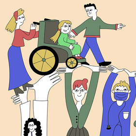 Иллюстрации для социального проекта