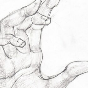 Зарисовки кистей рук