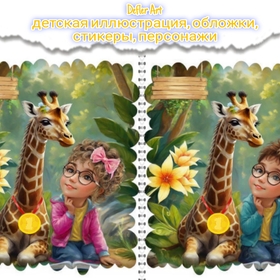 Children book illustration обложки для тетрадей