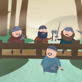 Промо арт для ивента "Викинги"