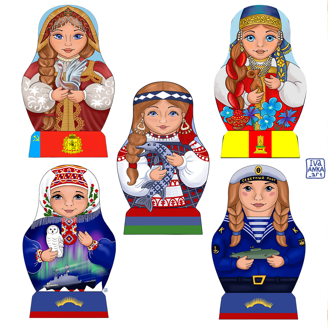 Матрешки России