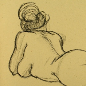 Зарисовки углём