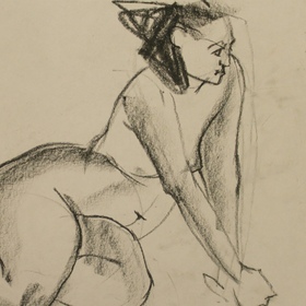 Серия угольных набросков