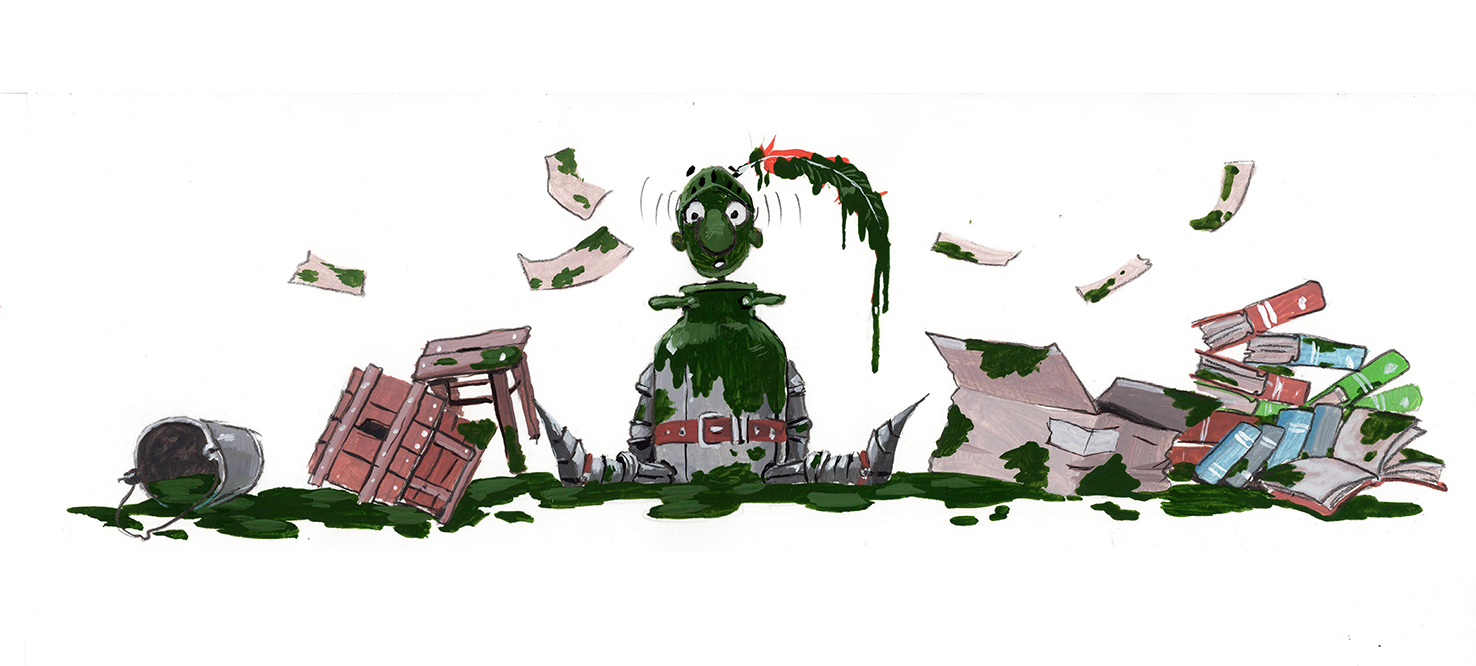 Как славный рыцарь Сэр Бидон дракона победил