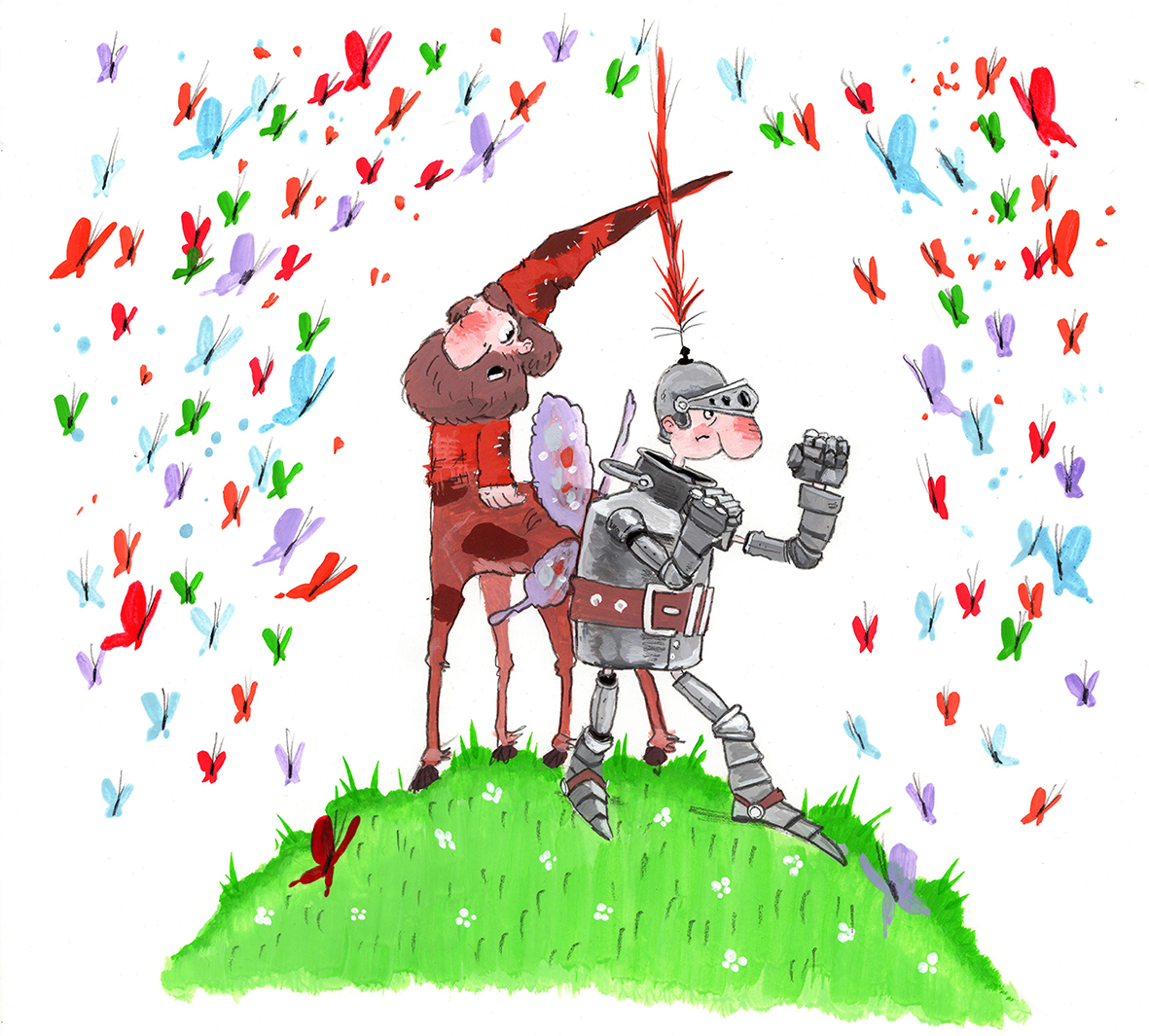 Как славный рыцарь Сэр Бидон дракона победил