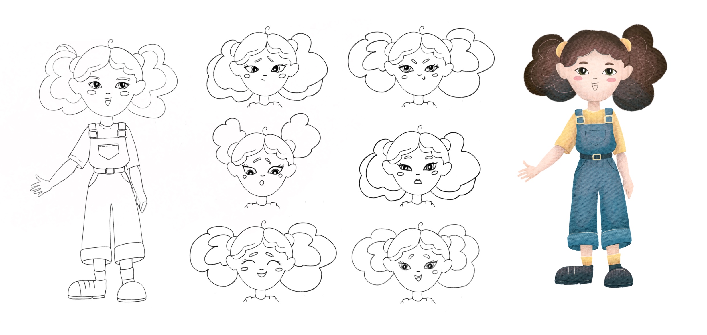 Иллюстрации и обложка к детской книге