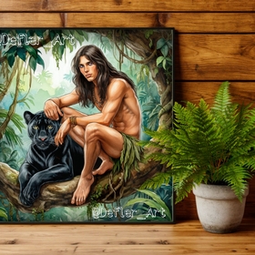 Погрузилась в микс техник: карандаш, акварель и диджитал 