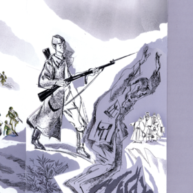 иллюстрация к поэме А.Твардовского Василий Теркин