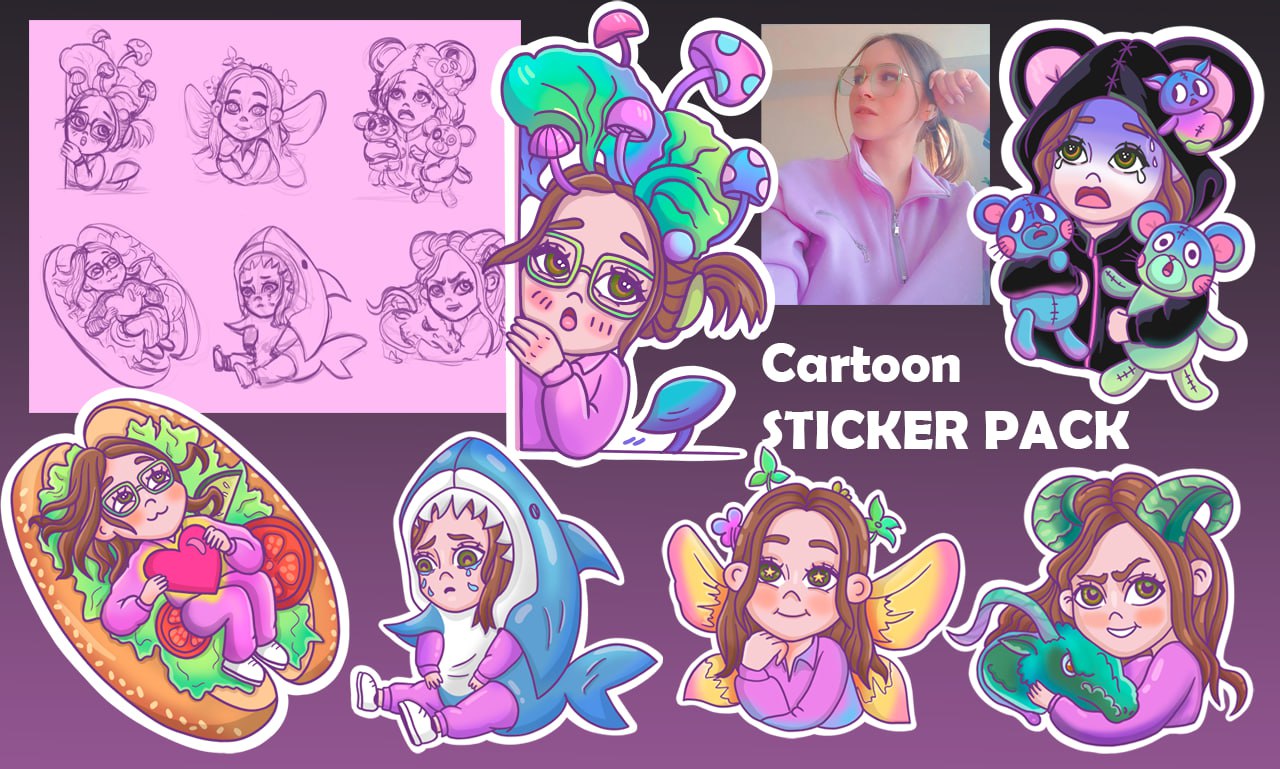 Персональные стикеры и бренд-персонаж