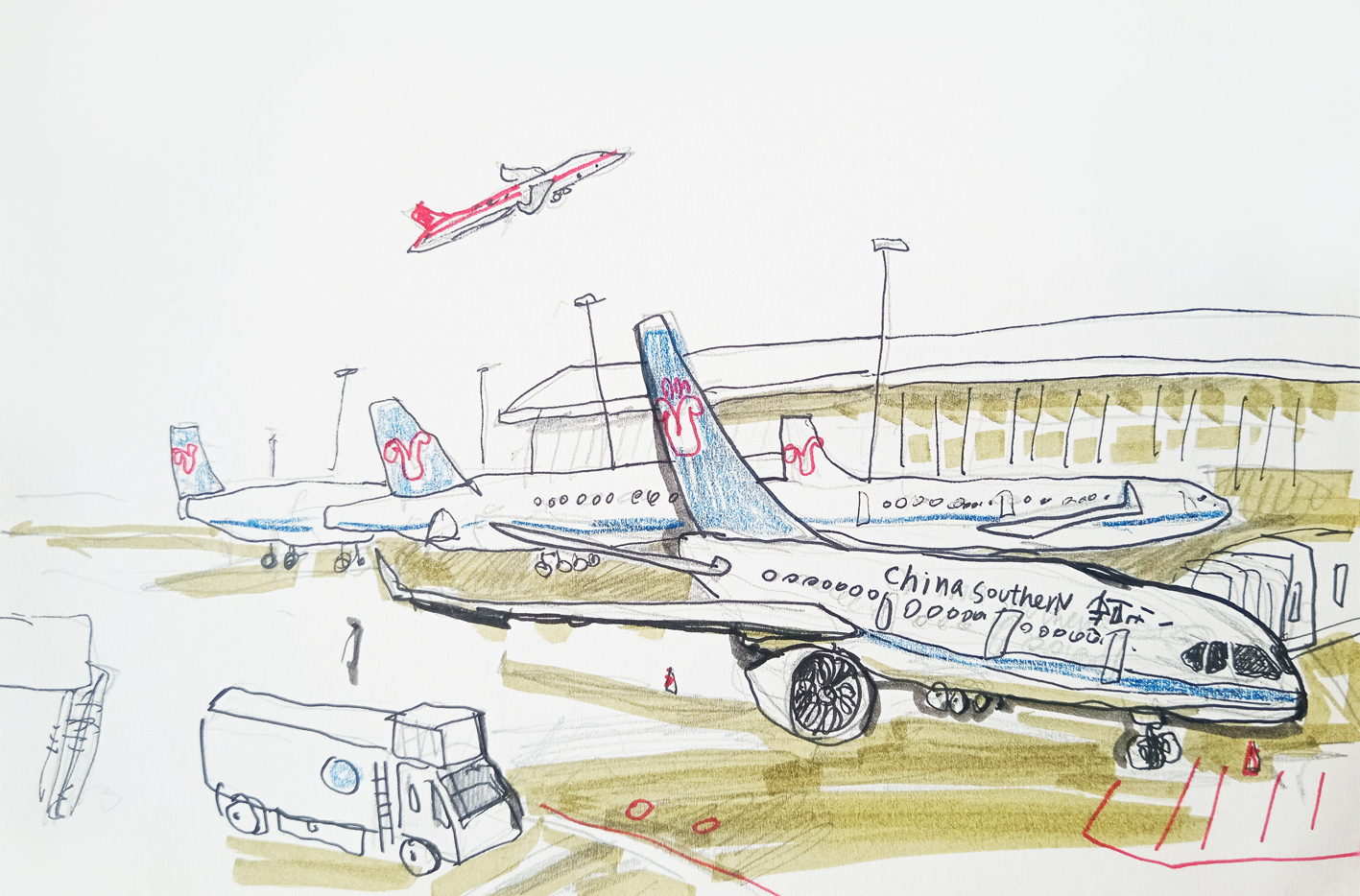 Аэропорт, скетчи в зале ожиданий