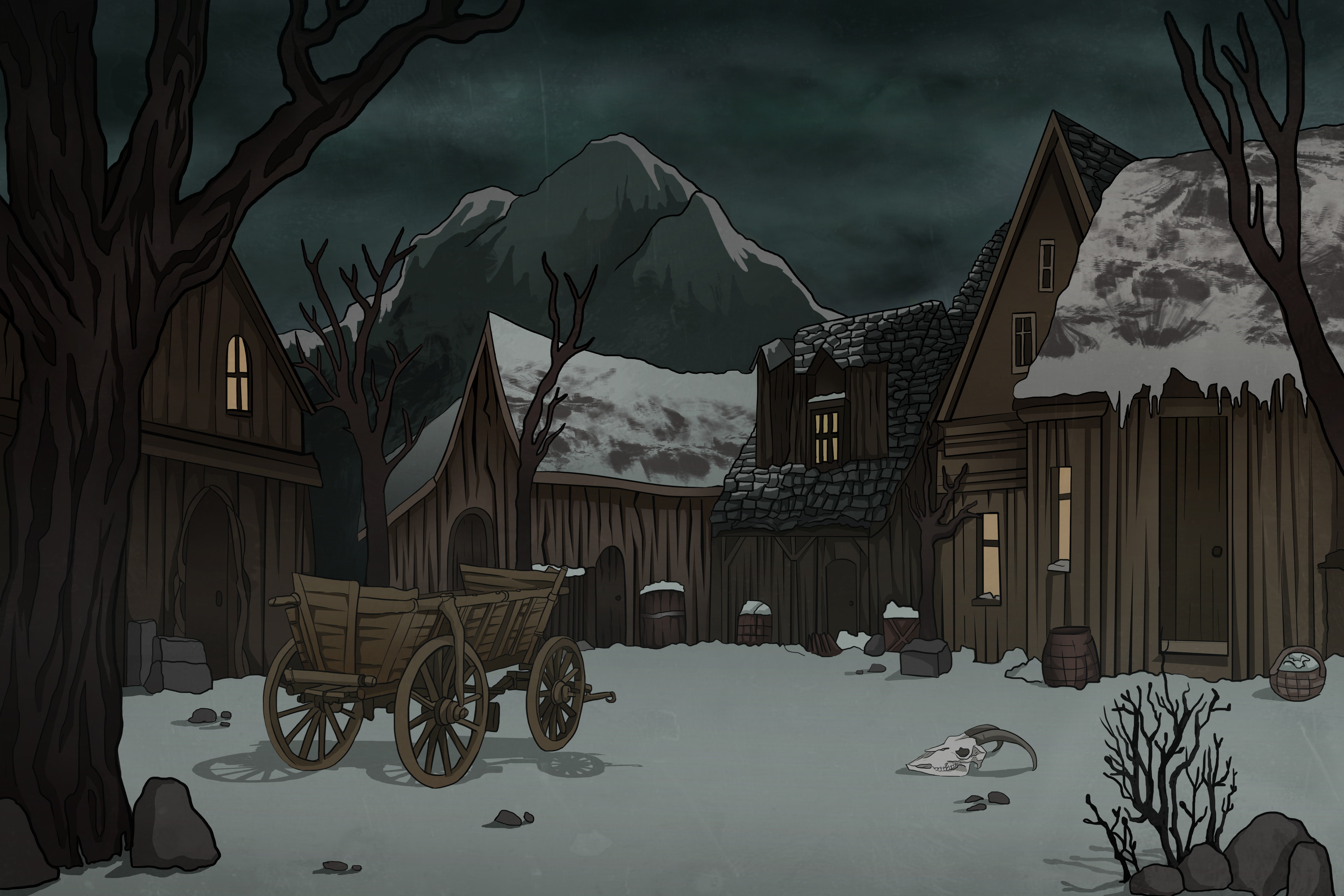 Фоны и персонажи для визуальной новеллы