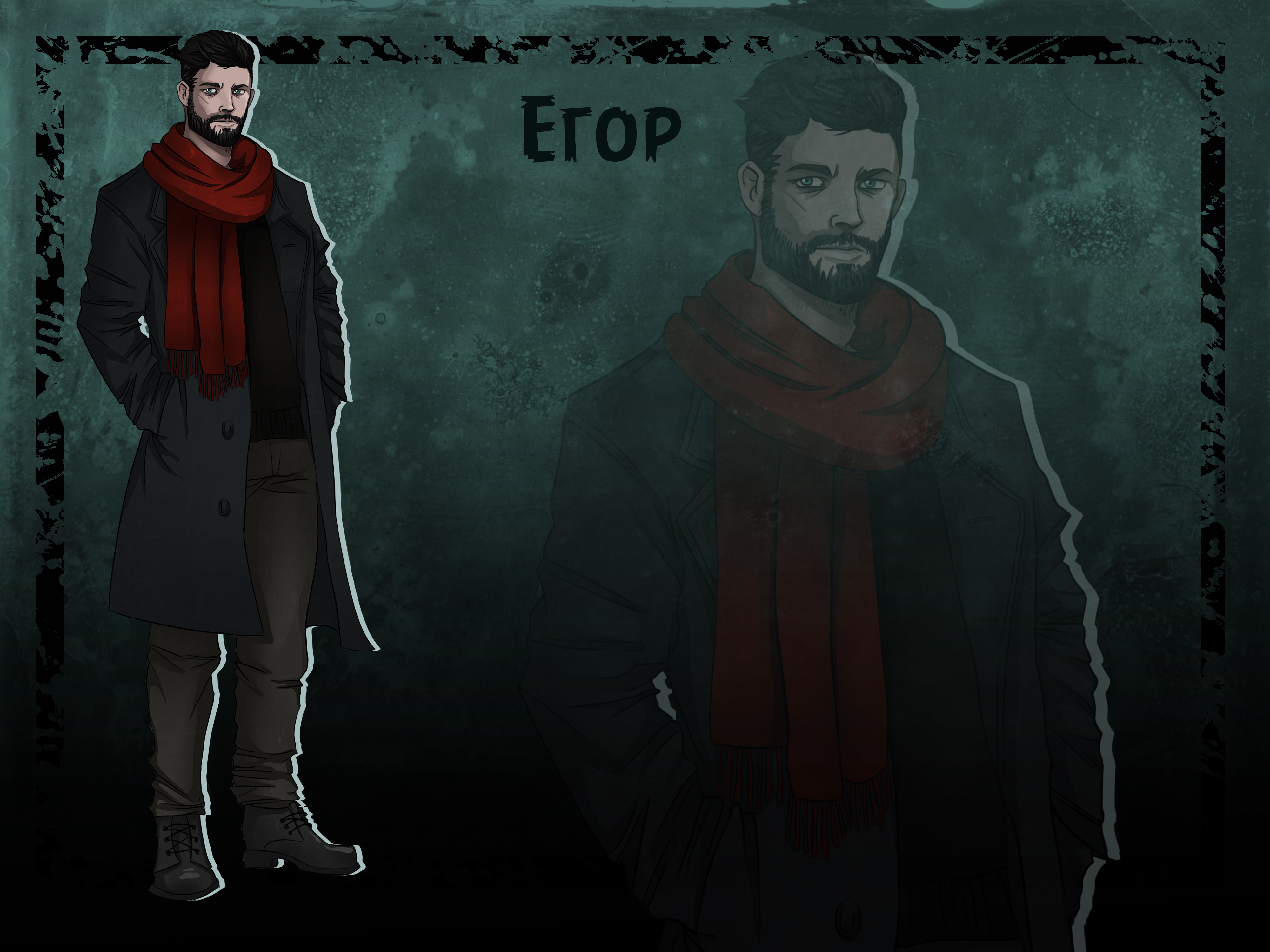 Фоны и персонажи для визуальной новеллы