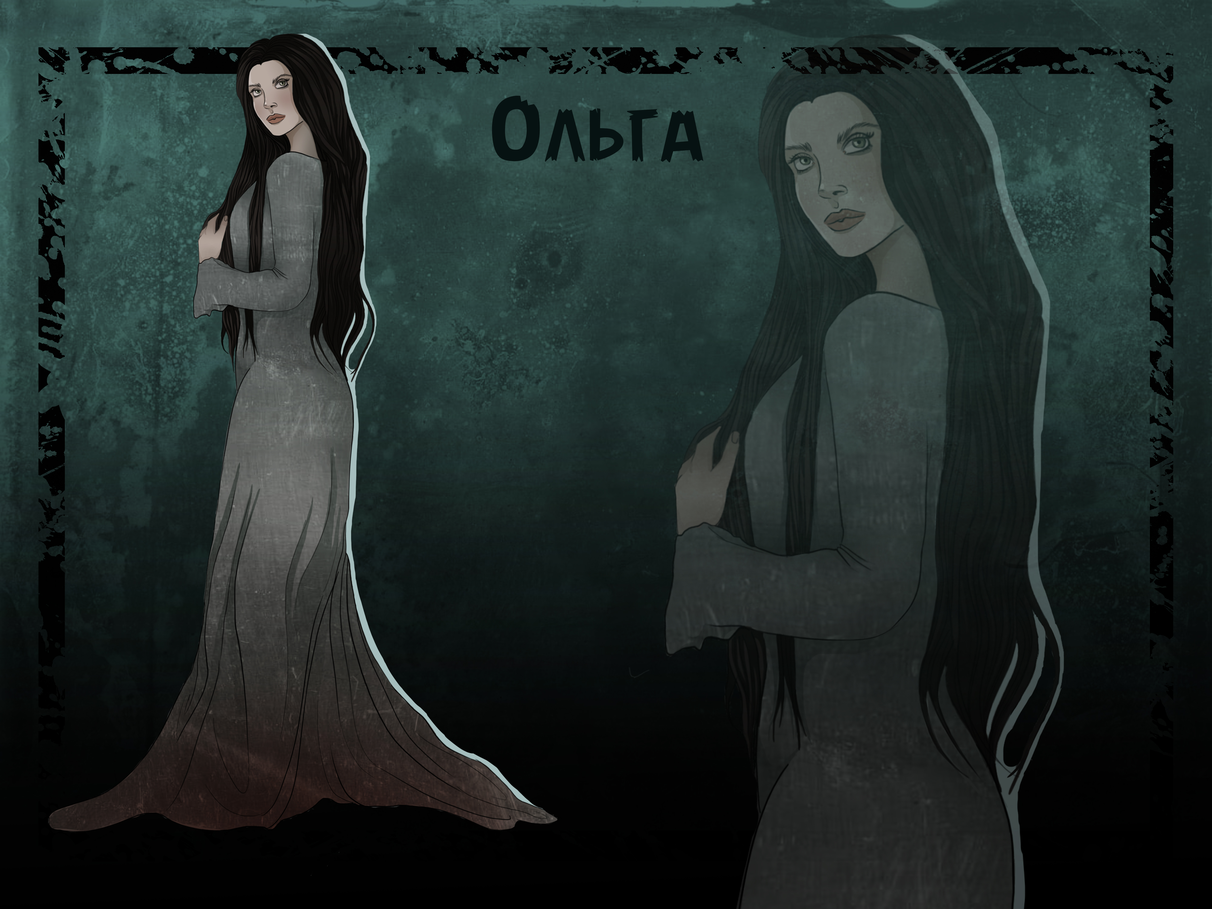 Фоны и персонажи для визуальной новеллы