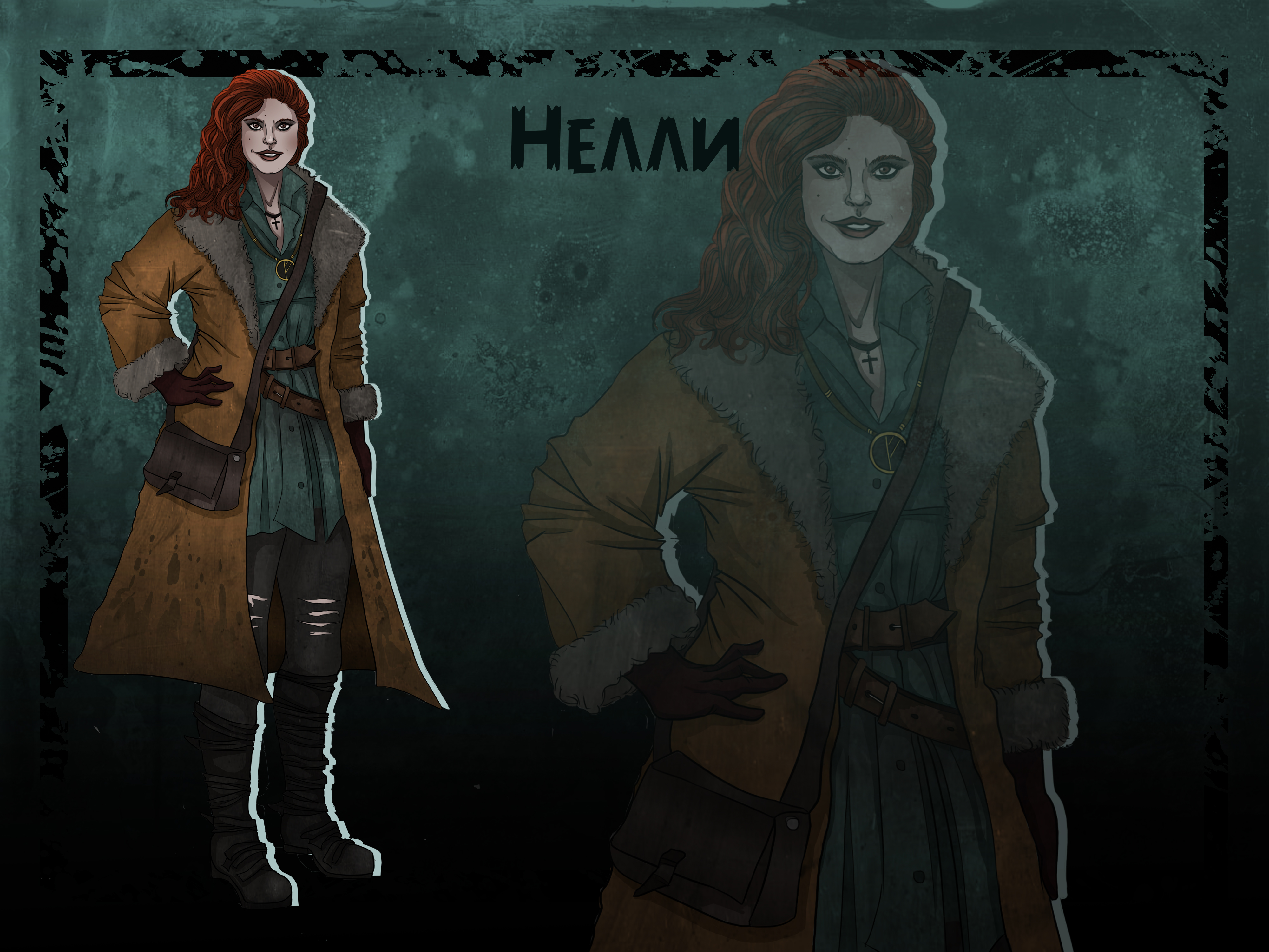 Фоны и персонажи для визуальной новеллы