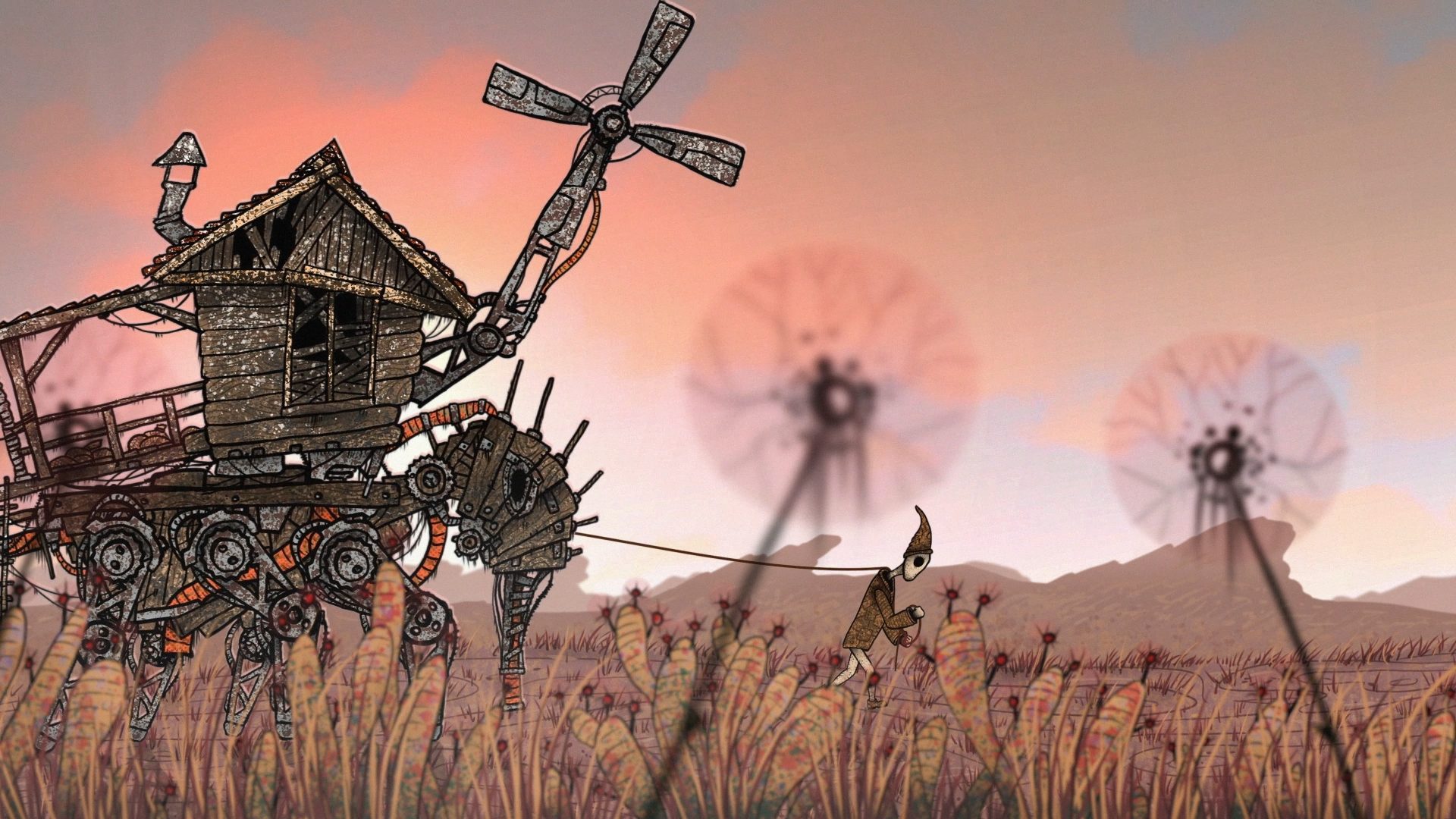 Короткометражный мультфильм "Дом"