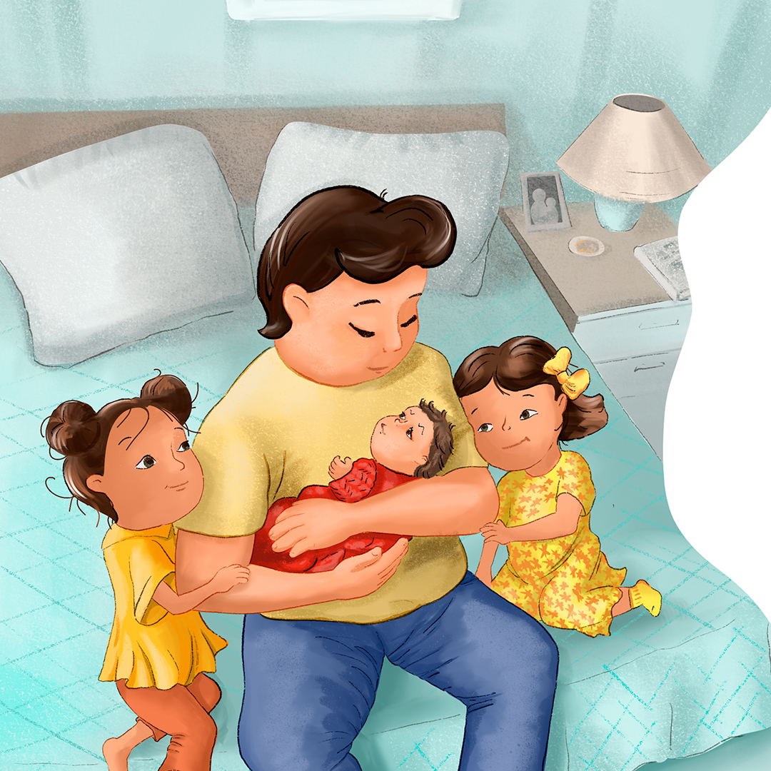 Иллюстрация к стихам. Радость.