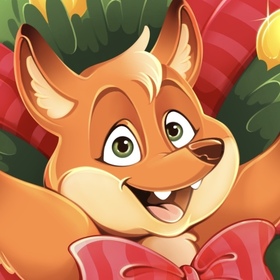 Новогодние иллюстрации для пазлов (детали).