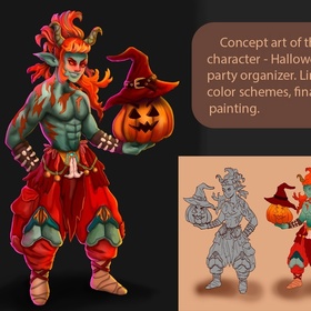 Концепт арт персонажа