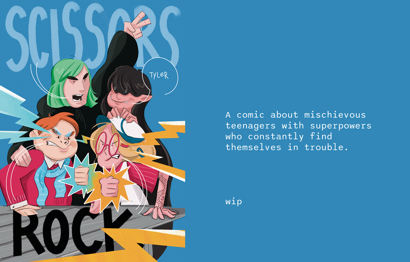 Comic "Recess Rules" / wip