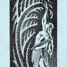 Фея, рисующая морозные узоры