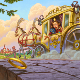 Выпало колечко