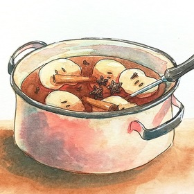 Кухонная акварель