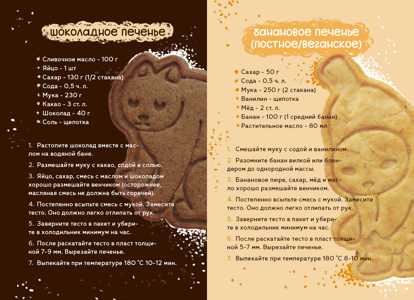 Дизайн для вкладыша с рецептами