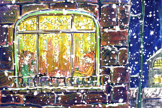 Акварельные города