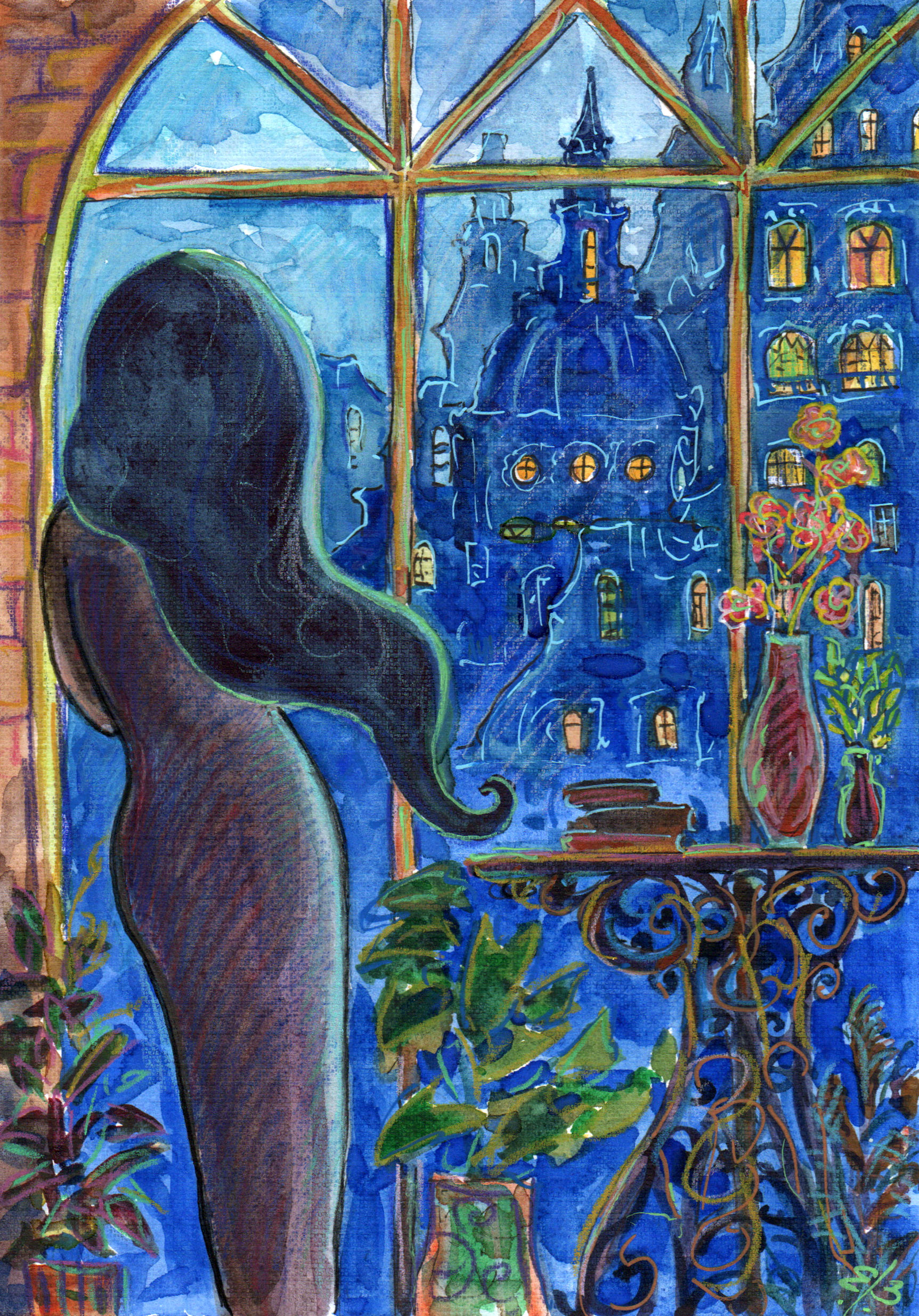 Акварельные города