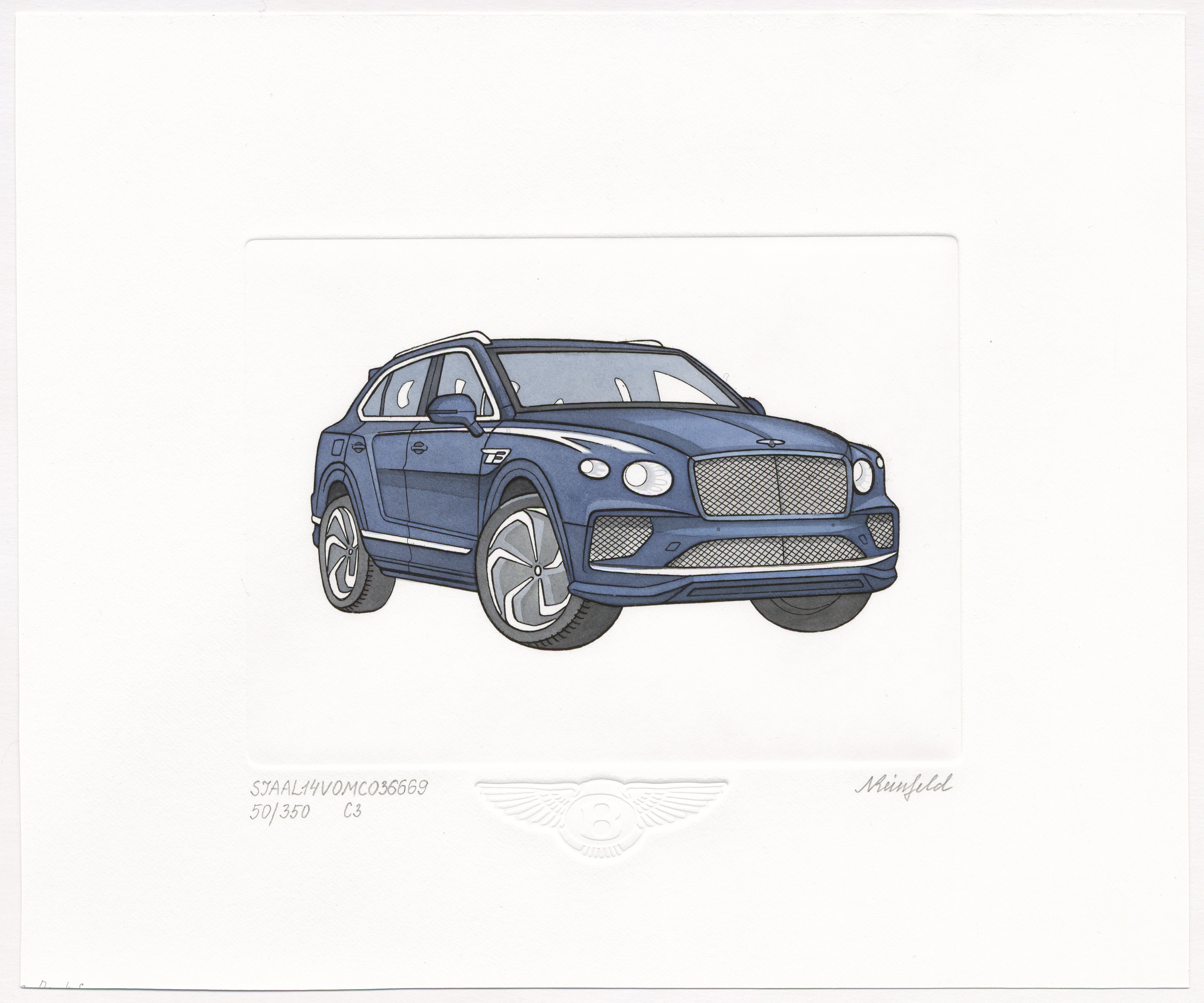 Офорты для Bentley Motors