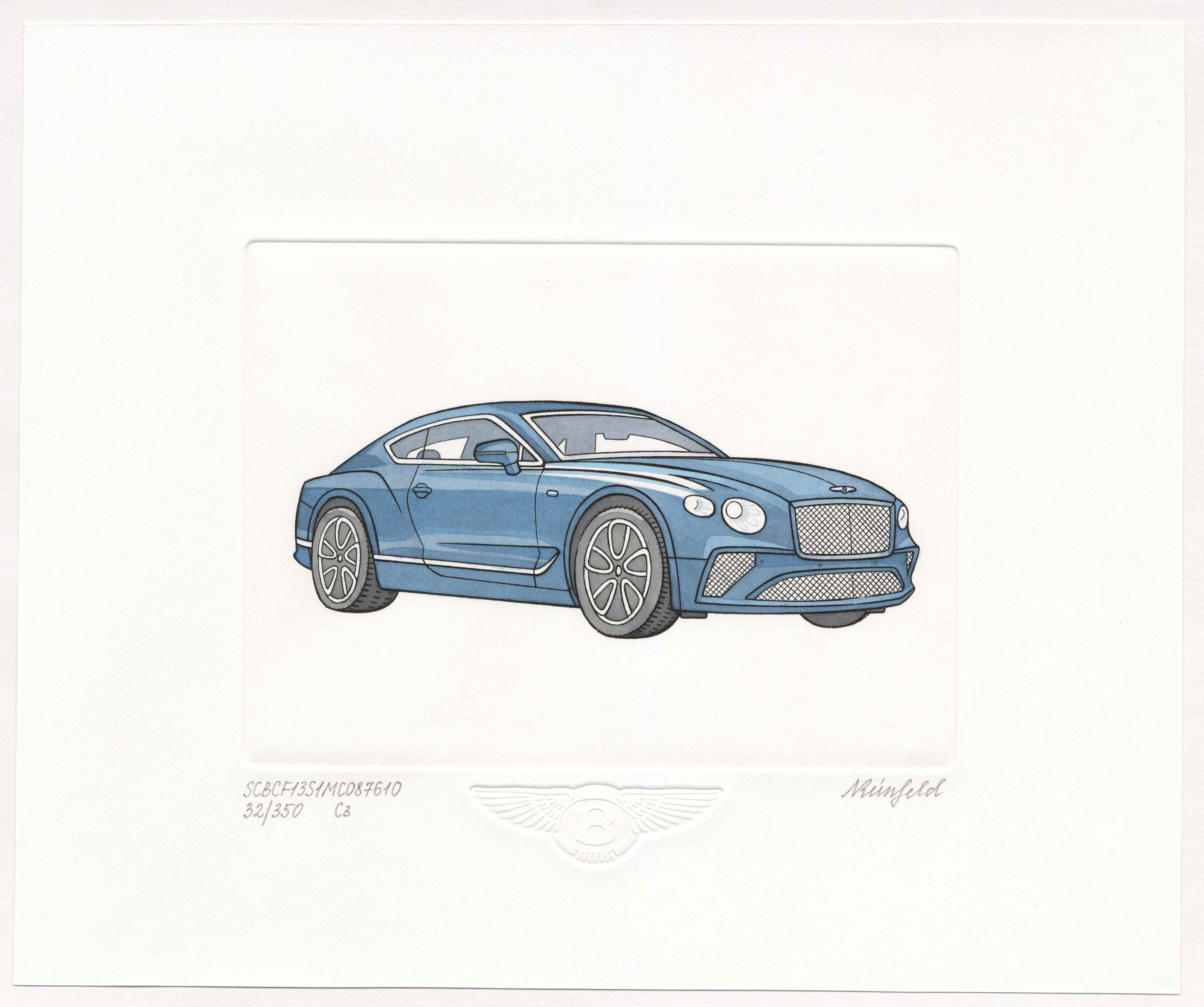 Офорты для Bentley Motors