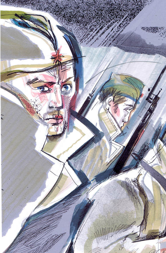 иллюстрация к поэме А.Твардовского Василий Теркин