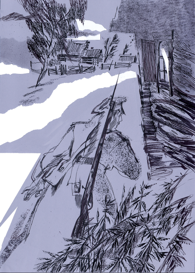 иллюстрация к поэме А.Твардовского Василий Теркин