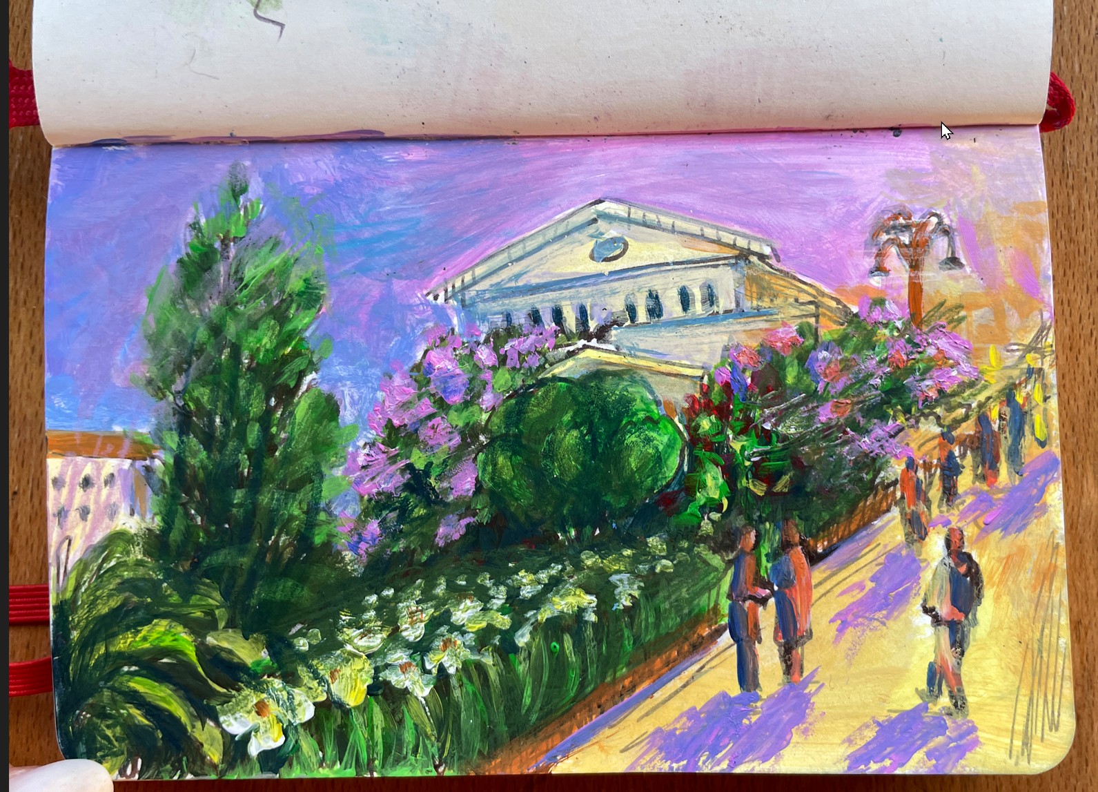 Картины в скетчбук