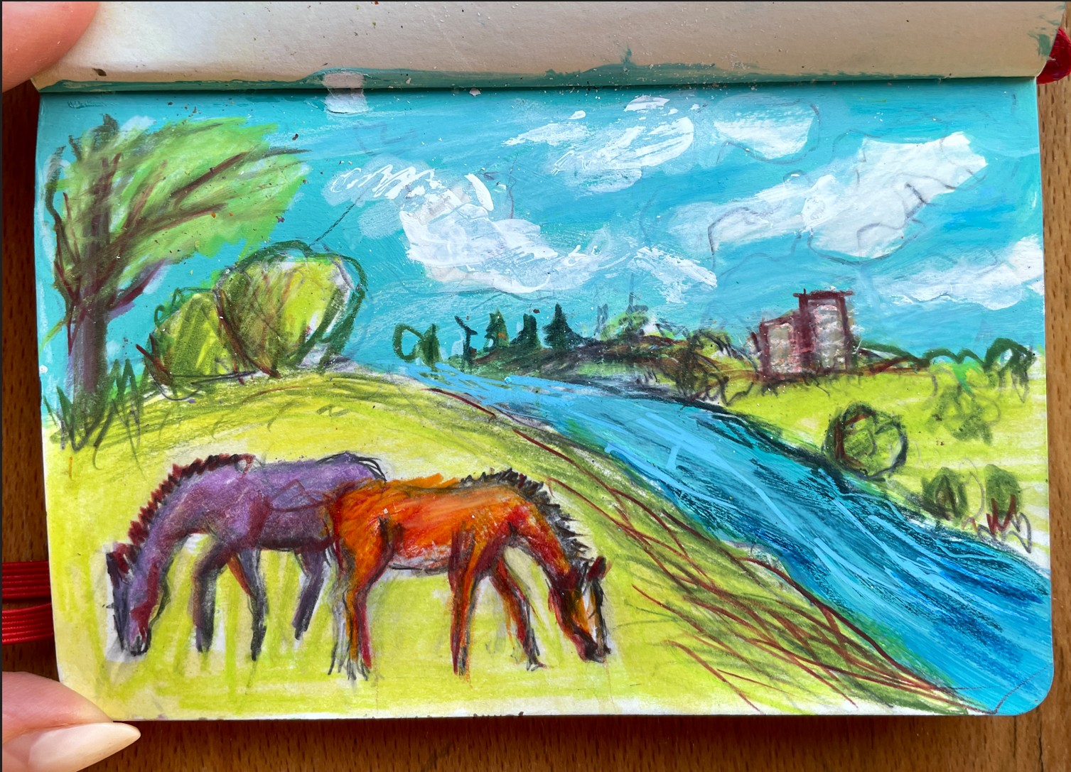 Картины в скетчбук