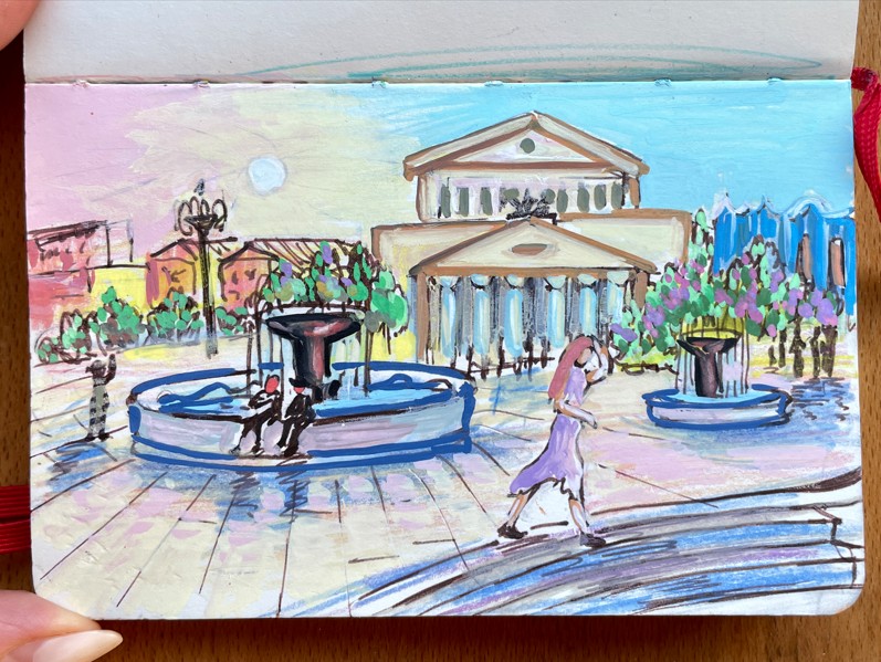 Картины в скетчбук