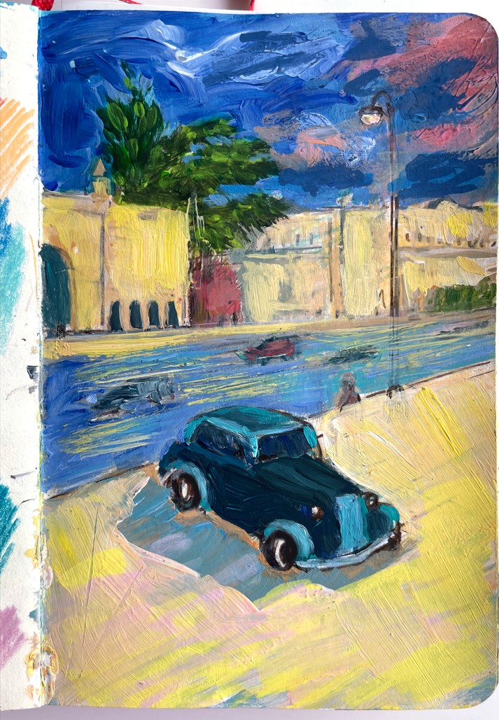 Картины в скетчбук