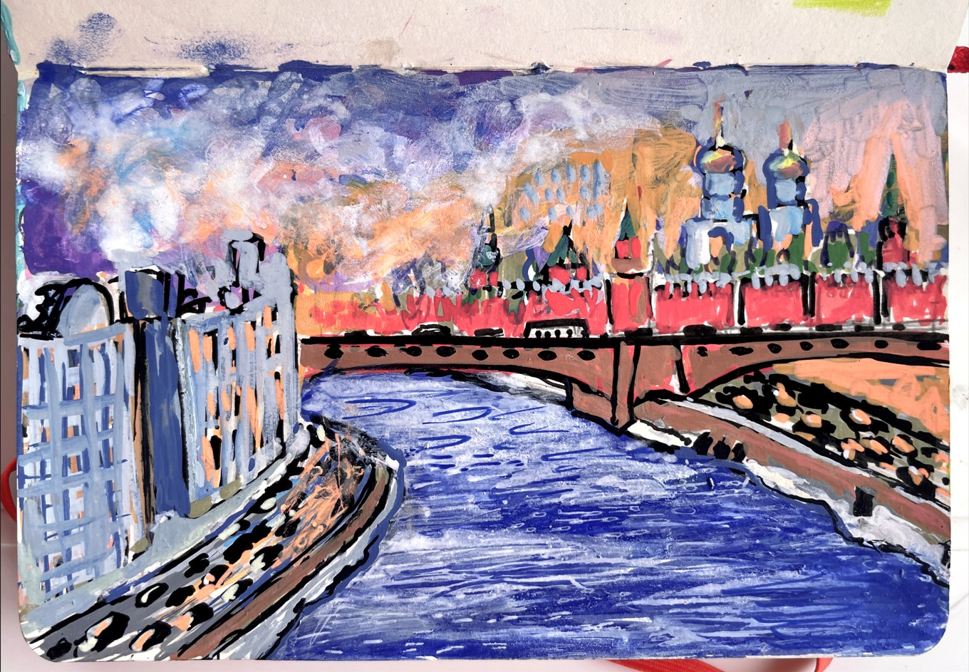 Картины в скетчбук