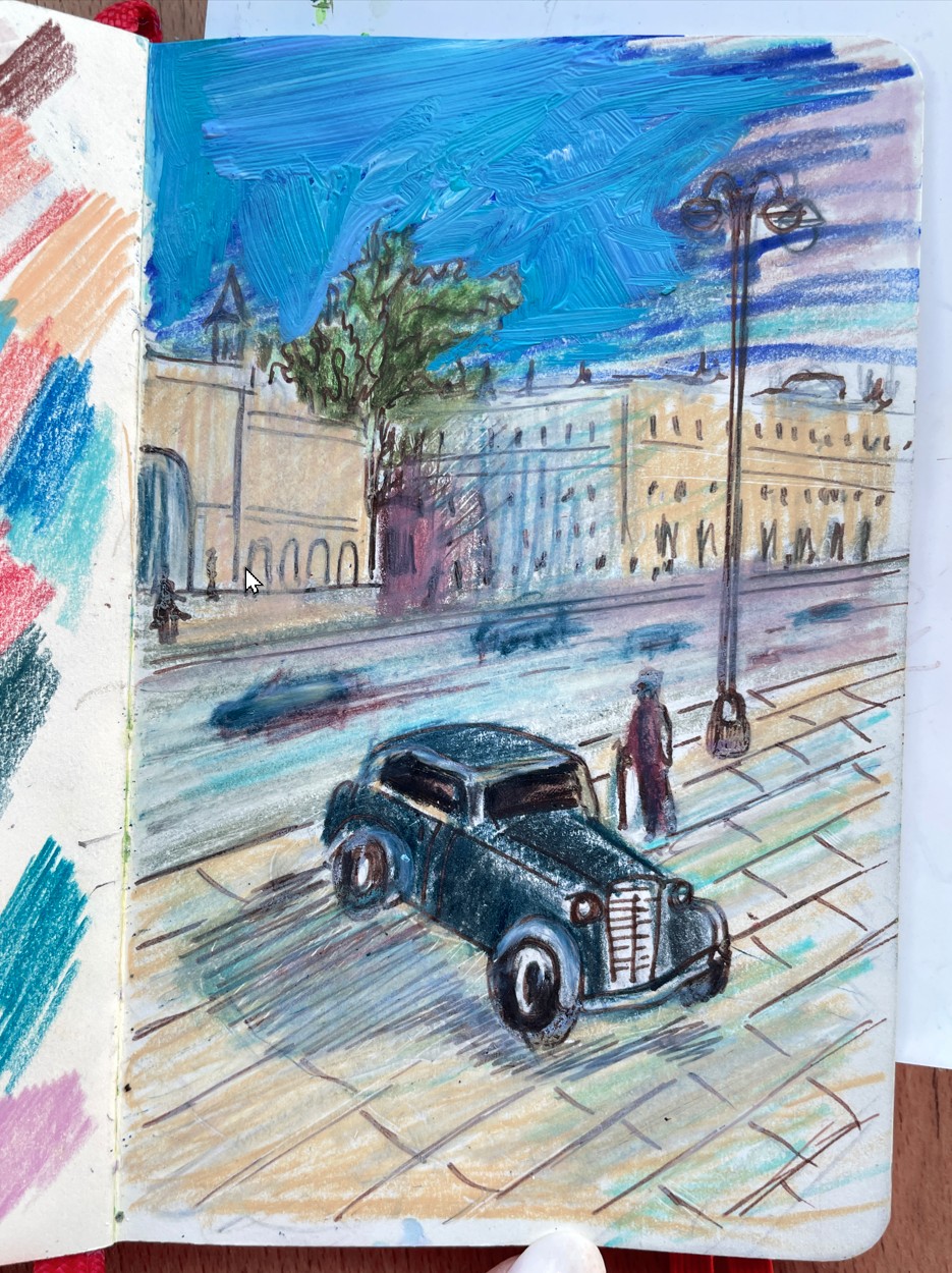 Картины в скетчбук