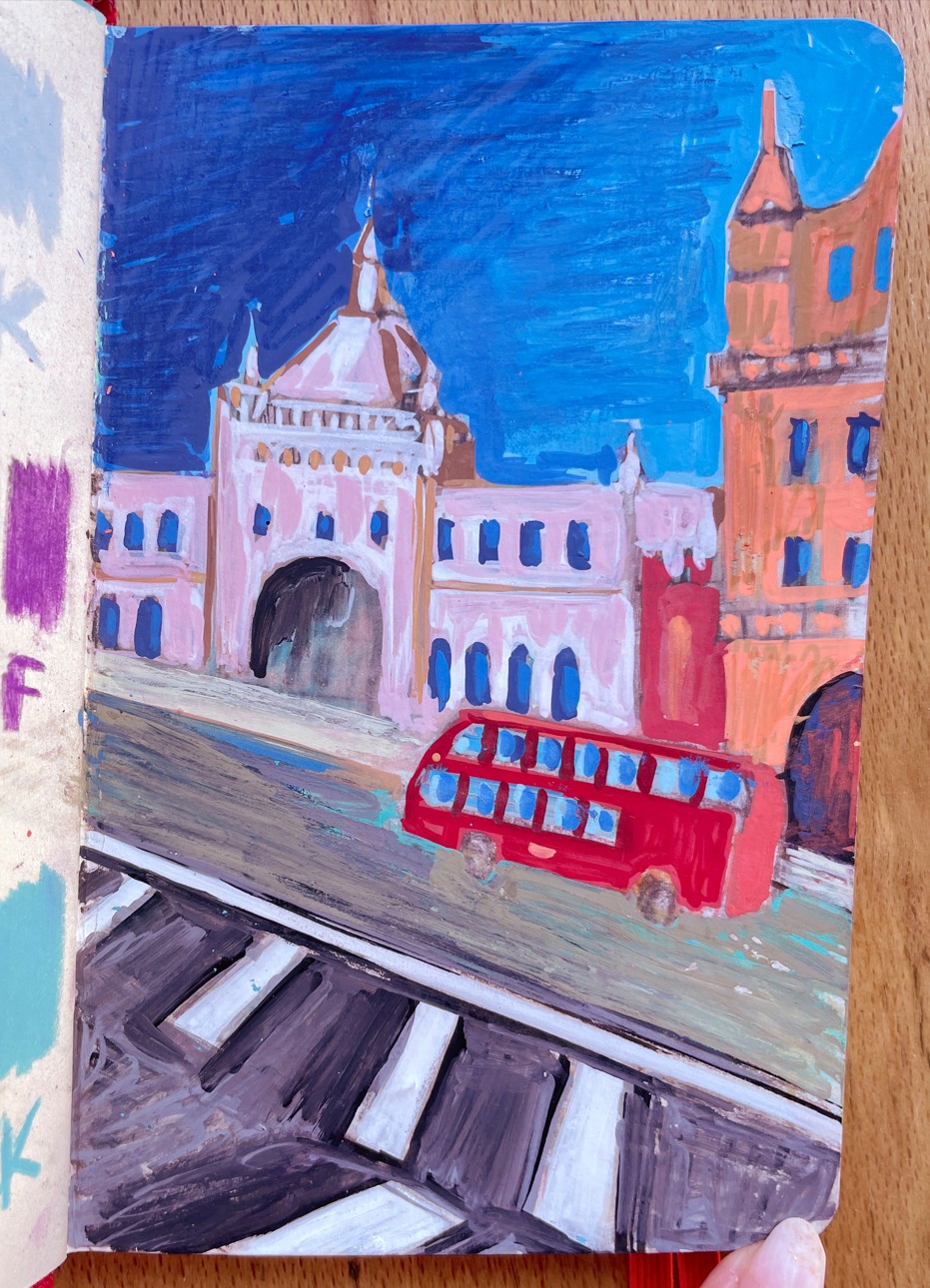 Картины в скетчбук