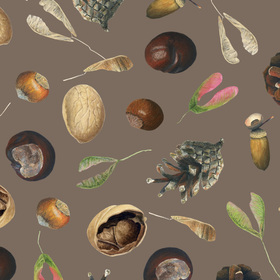 Бесшовный паттерн "Дары природы"