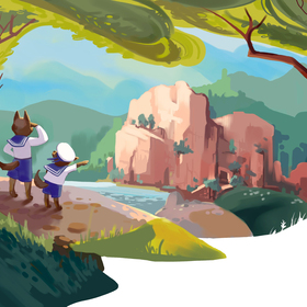 "Рекс", иллюстрации и персонажи.