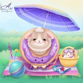 Иллюстрация с барашком 