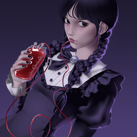 Вампирша Уэнсдей