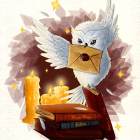 Открытки Гарри Поттер