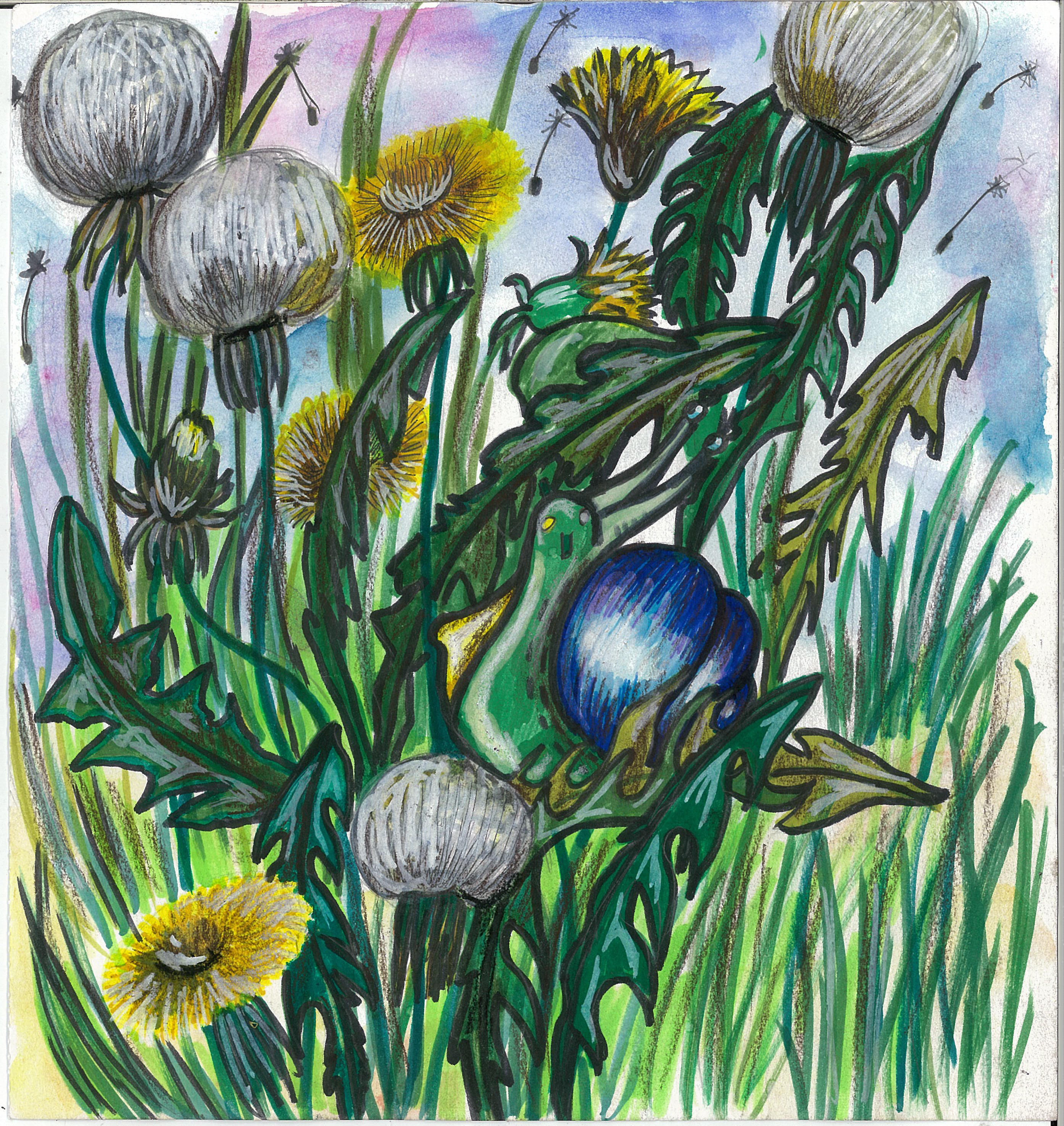 Иллюстрации к книге "Улитка Люся"